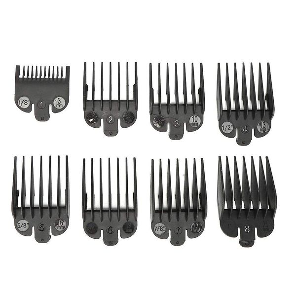 Hair Clipper Guide Combs, 8Pcs Universal Hair Clipper Limit Comb Guide Attachment, Barber Replacement Haircut Guide Comb for Hair Clippers/Trimmers