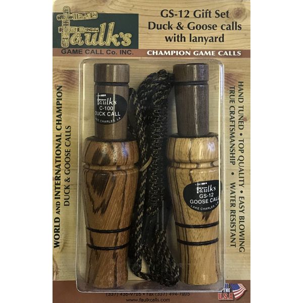 Faulk's Game Calls Gift Set GS-12, BROWN