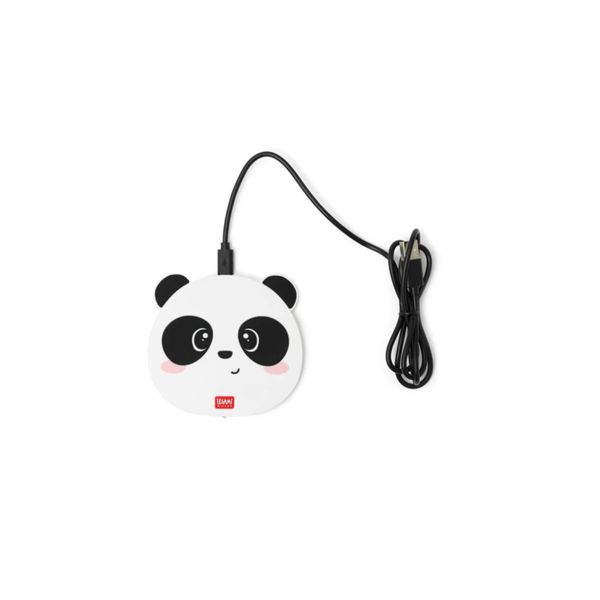 Legami Super Fast 40032431 Wireless Charger for Smartphone, Multicoloured (Panda)