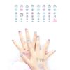 Unicorn Nail Stickers, Cute, Children, Just Stick on Manicure Set, Children's Stickers, Women's Holiday, Fanoshon Character Design, 200 Types to Choose from Ultra-Thin, Stackable, Birthday Party