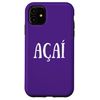 Purple Funny Açaí Belém Pará Amazonia Brazil Case for iPhone 11