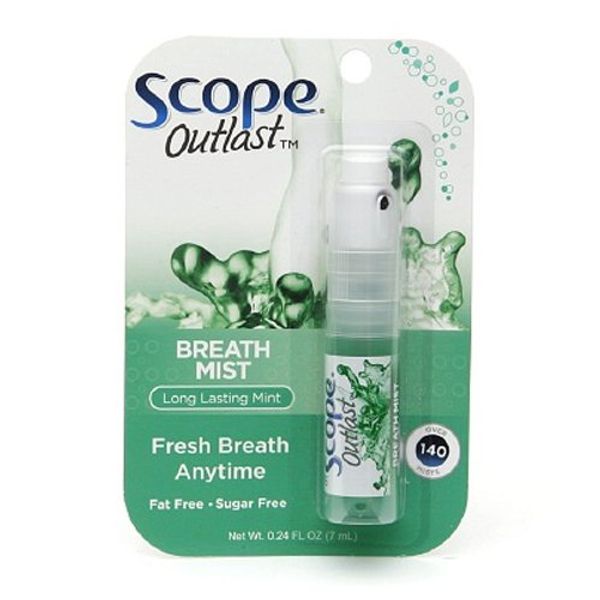 Scope Outlast Breath Mist Long Lasting Mint - 0.24 fl oz