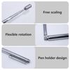 Dowsing Rod, 2 Pcs Adjustable Copper Divining Rods for Detector Water Witching Observe Hunting (Silver)