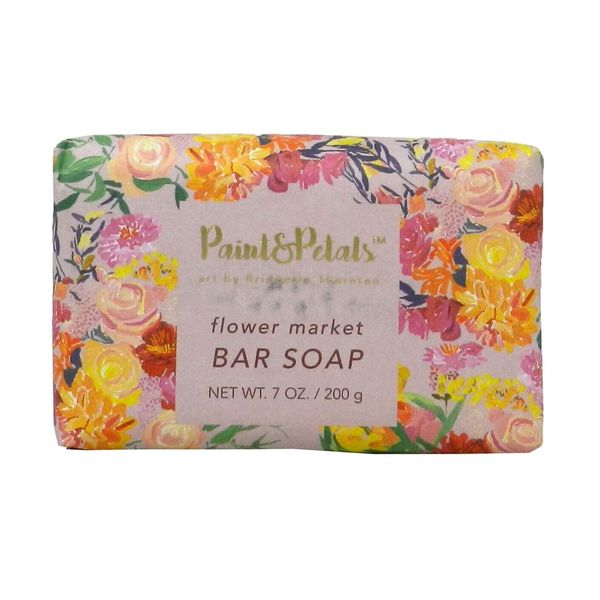 Paint & Petals Flower Market Scented Bar Soap 7Oz