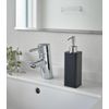 Yamazaki Home Refillable Hand Soap Pump | Bathroom, Kitchen | Plastic | Dispenser, One Size, Black