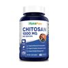 NusaPure Chitosan 1000mg Healthy Cholesterol Levels NusaPure Chitosan 1000mg Gluten Free Non-GMO Fast Absorption 150 Tablets, 1 Pack