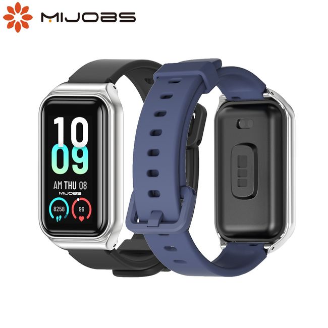 MIJOBS Strap for Amazfit Band 7 Metal Replacement Strap Wristband Watch  Strap Compatible with Amazfit 7 Fitness Tracker smartwatch