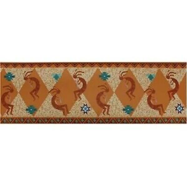 Kokopelli Southwest Wallpaper Border 15 ft x 6.87 in 1 Roll Sealed Jubilee