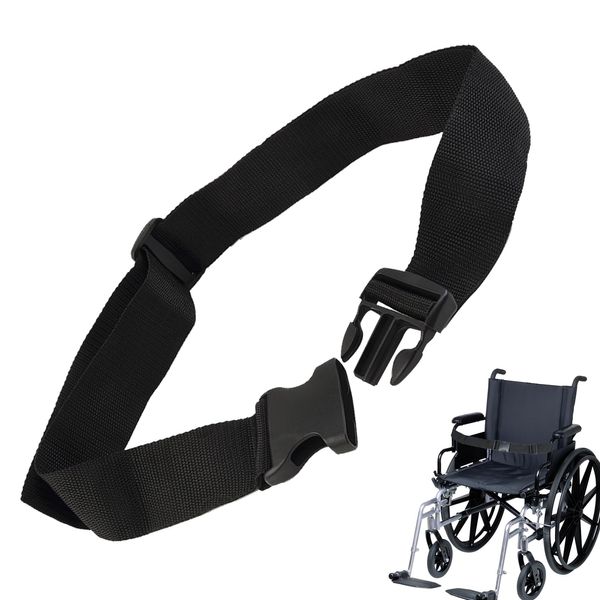 1PC Wheelchair Accessories Comfortable and Reliable Wheelchair Seat Belt Cushioned Durable and Safe Prevent Accidents and Falls Wheelchair Seat Belt Extender for Elderly Disabled Prevent Tilting