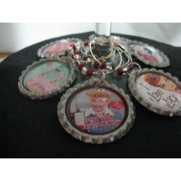 Classic Favorite TV Shows Wine Glass Charms ~ Lucy ~ **Gift Idea