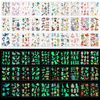 Zayvor Temporary Tattoos For Kids, 400pcs Glow In The Dark Tattoos,Assorted Cartoon Luminous Unicorn Mermaid Butterfly Animal Dinosaur Pirate Space Fake Tattoo, Boys Girls Party Favor Supplies