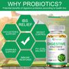 Digestive Enzymes Prebiotic & Probiotics Gas Constipation& Bloating Relief 120Pc