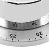 Digital Kitchen Timer, Manual Mechanical Kitchen Timer with Magnetic Base Countdown Cooking Baking Timing Tool (Silver)