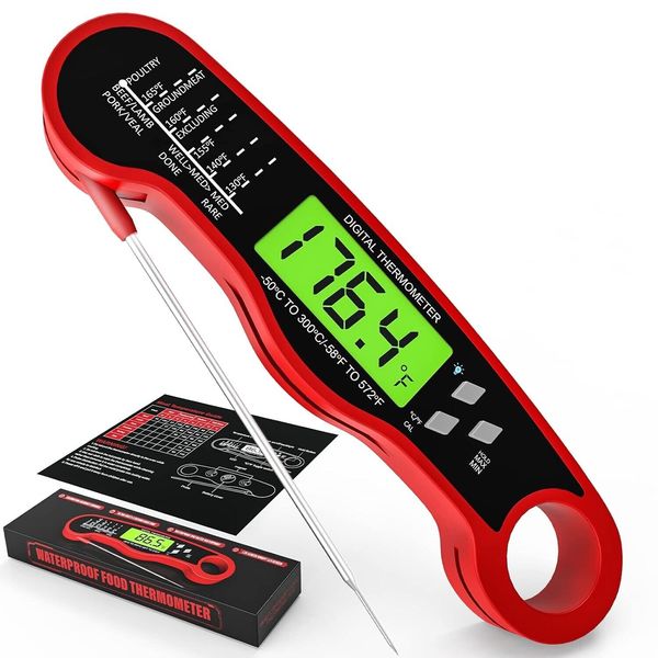 Instant Read Meat Thermometer Digital Food BBQ Cooking Temperature Measuring