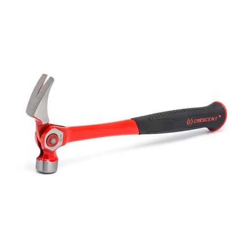 Crescent 18 oz. Steel Indexing Claw Hammer with Cushion Grip Handle - CINDEX18 , Black