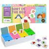 Chalk and Chuckles Sort in The Box – Educational Sorting & Classification Game for Kids Ages 3-6