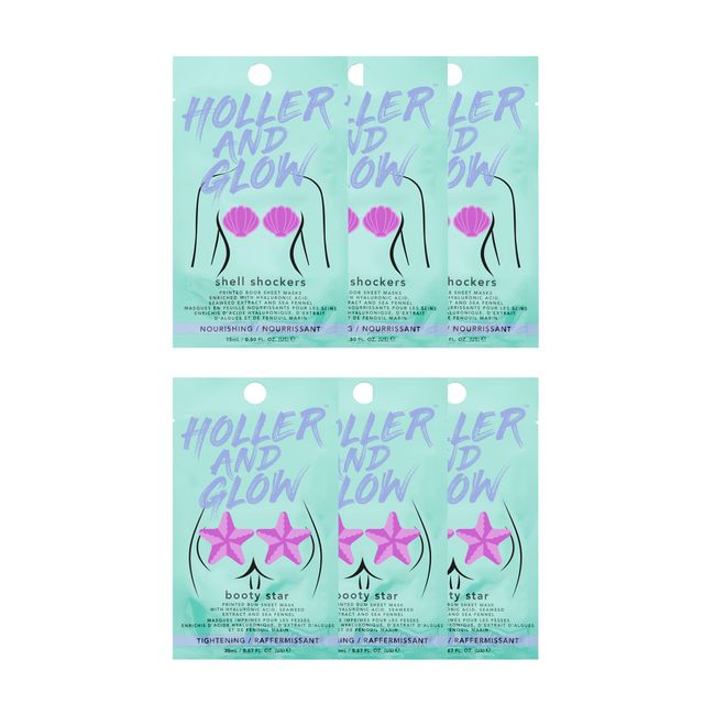 Holler and Glow Treat Yourshellf 6-Piece Masking Set (Worth Value $23.94)