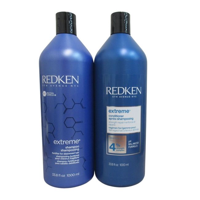 Redken Extremem Shampoo and Conditioner 33.8 oz Duo