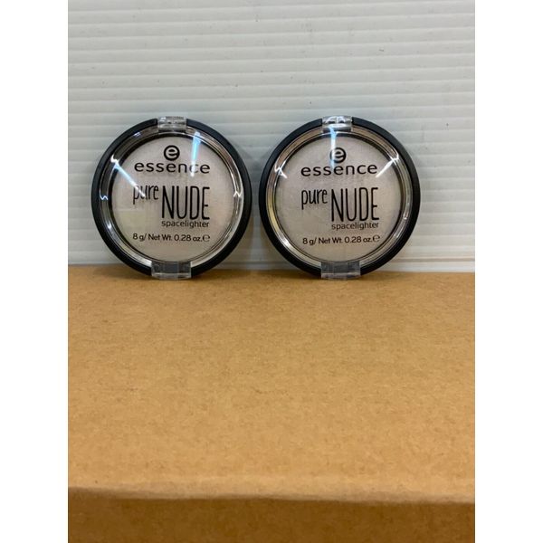 Lot of 2-ESSENCE PURE NUDE 20 Spacelighter Be My Spacelight 8g/.28oz New