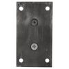 CRL GEN337CH Chrome Geneva 337 Adjustable Wall Mount Full Back Plate Hinge