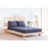 Todocama - Fitted sheet made from extra soft brushed microfibre. (Bed 140 x 190/200 cm, Dark Grey)
