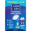 Clear Care Cleaning & Disinfection Solution-12 oz, Twin Value Pack