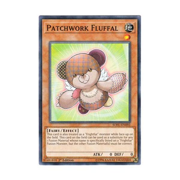 Yu-Gi-Oh! SOFU-EN092 Patchwork Fluffal Patchwork Furnimal (Normal) 1st Edition