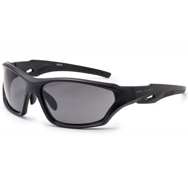 Bloc Eyewear Beck Sunglasses, Matte Black/Grey Polarized, ONE SIZE