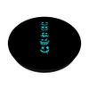 Turquoise Stack Grunge Monster Smile Faces Turquoise Graphic PopSockets Adhesive PopGrip