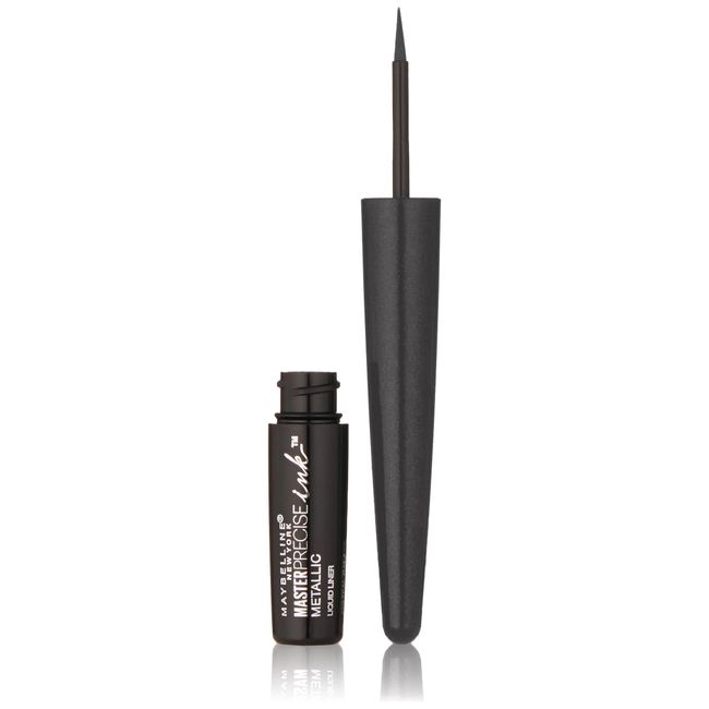 Maybelline New York Master Precise Ink Metallic Liquid Liner, Black Comet, 0.06 Fluid Ounce