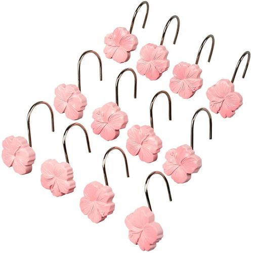 Tropical Garden Bath Collection - Set of 12 Shower Hooks