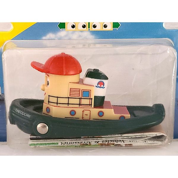 Vintage Theodore BRIO Wooden Railway Tugboat Toy  32710