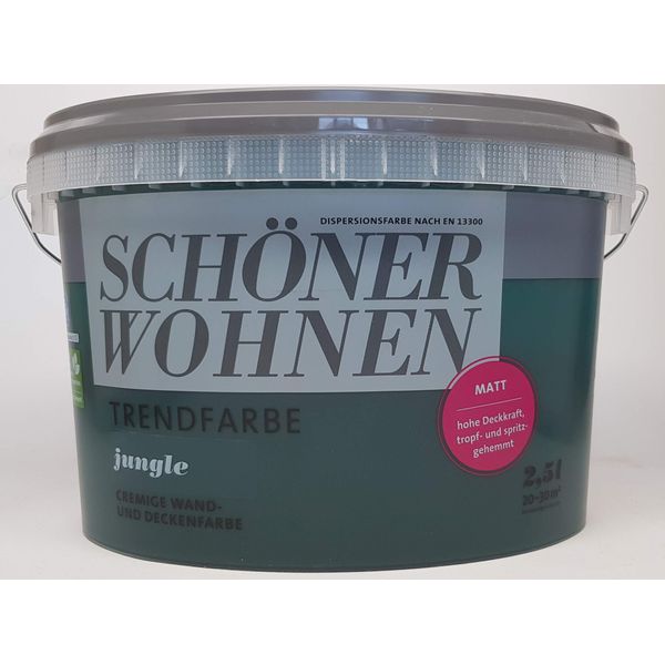 Schöner Wohnen Trendfarbe Jungle matt, 2,5 Liter