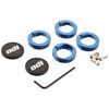 ODI Lock Jaw Bicycle Grip Lock-On Clamps with Caps (Blue)
