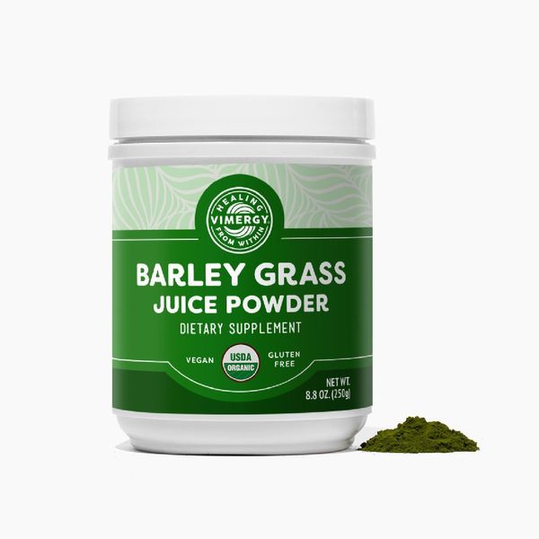 Vimergy USDA Organic Barley Grass Juice Powder, 62 Servings