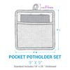 Concord Bear Patch Potholder with Pocket
