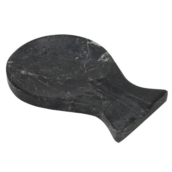 Radicaln Marble Spoon Rest Black Spatula Fork Ladle Handmade Utensil Rest Keeper - Cooking Spoon Organizer - Stove Top Chef Kitchen Tool Spoon Holder