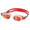 ZONE3 Venator-x Swimming Goggles, Color Silver White Red, One Size