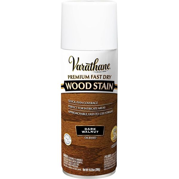 385549 Premium Fast Dry Wood Stain Spray 10.25 oz Dark Walnut