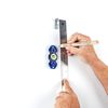 Vaughan - Magnetic Stud Finder/Level, Hand Tools, Levels, Plastic (050044), Blue