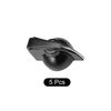 Rebower Vintage Raised Head Knobs Potentiometer Knobs Amplifier Knobs Effect Pedals for Audio Equipment 6mm/Black/5pcs