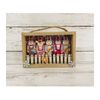 AGD Easter Decor - Bunny Nutcrackers Shadow Box Ornament Sign