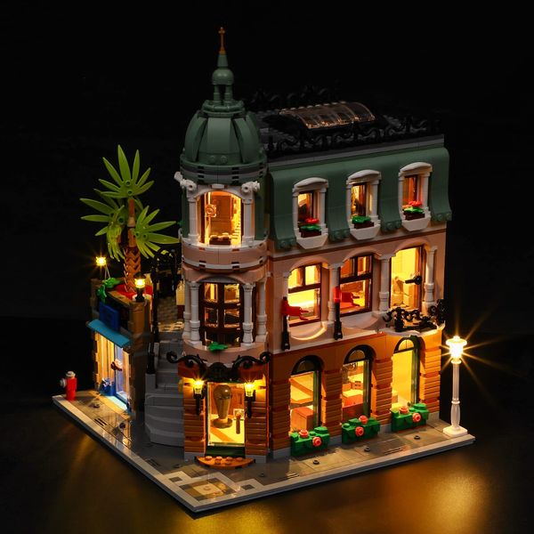 YEABRICKS LED Light for Lego-10297 Creator Expert Boutique Hotel Building Blocks Model (Lego Set NOT Included)