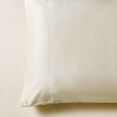 Royal Hotel Bedding ABRIPEDIC Pillowcases, Viscose from Bamboo, Pillowcases Set 600 Thread Count, Silky Soft Pillowcases, Viscose from Bamboo, 2PC Pillow Cases, King Size, Ivory