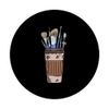 Makeup Brushes and Coffee PopSockets Swappable PopGrip