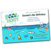 Boys Pool Party Invitations Invites & Envelopes (Personalised - Click customize for prices)