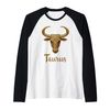 Schickes Stier-Geschenk aus Gold und Diamant Raglan