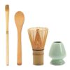 4PCS Matcha Tea Whisk Set, Tea Steeper Matcha Tools Natural Matcha Whisk Handmade