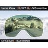 ZERO TECH BASE Oakley Goggles, Snow Goggles, Replacement Lens, OAKLEY A FRAME2.0, Made by ZERO (BLUE MIRROR)