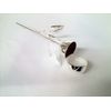 Leeber Limited USA Elegance Rose Ring Halter mit Lang Stiel Silber